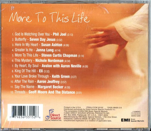 More to This Life [CD]