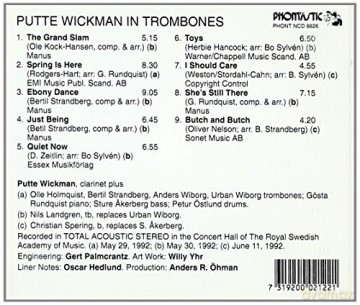 Putte Wickman: In Trombones [CD]