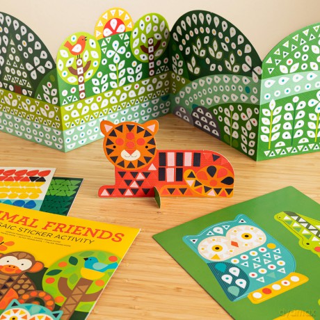 Mosaic Sticker Activity Animal Friends [KSIĄŻKA]