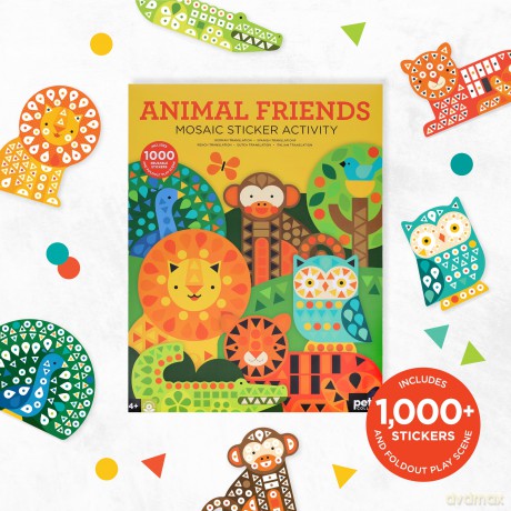 Mosaic Sticker Activity Animal Friends [KSIĄŻKA]