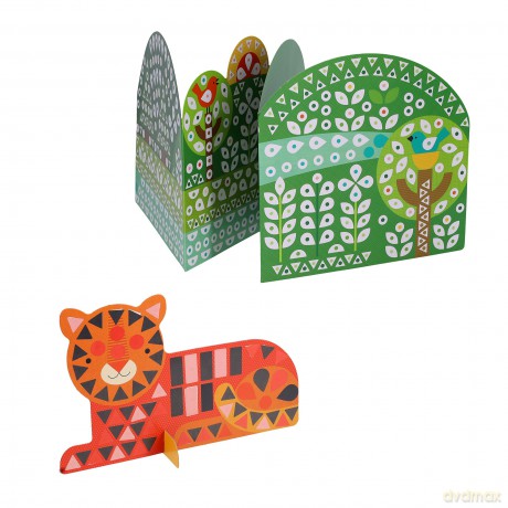 Mosaic Sticker Activity Animal Friends [KSIĄŻKA]
