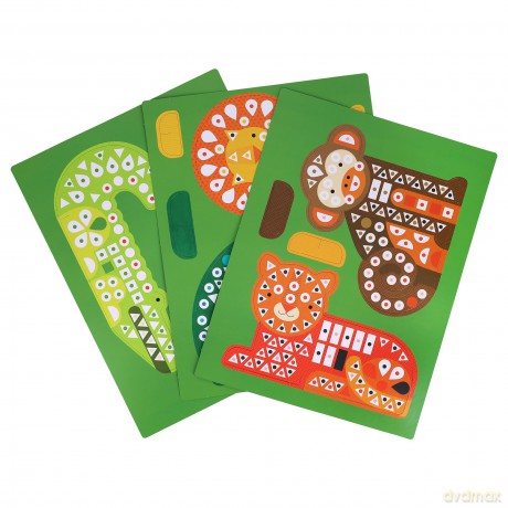 Mosaic Sticker Activity Animal Friends [KSIĄŻKA]