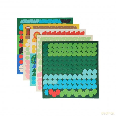Mosaic Sticker Activity Animal Friends [KSIĄŻKA]
