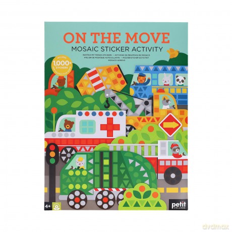 Mosaic Sticker Activity On the Move [KSIĄŻKA]