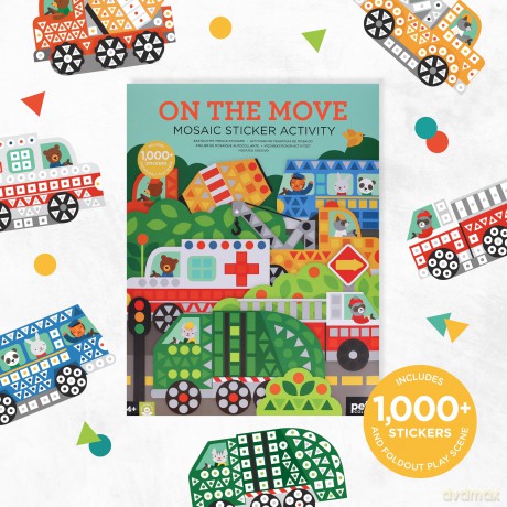 Mosaic Sticker Activity On the Move [KSIĄŻKA]
