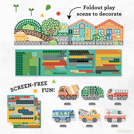 Mosaic Sticker Activity On the Move [KSIĄŻKA]