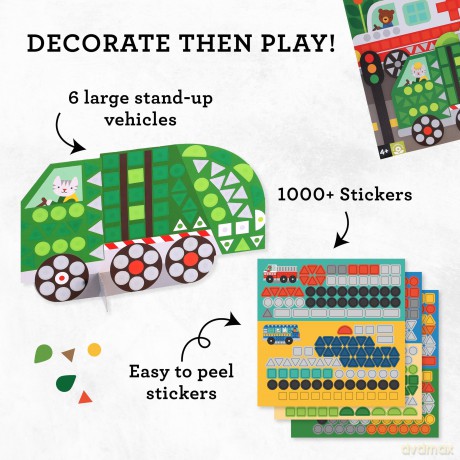 Mosaic Sticker Activity On the Move [KSIĄŻKA]