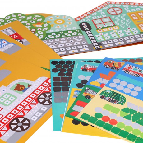 Mosaic Sticker Activity On the Move [KSIĄŻKA]