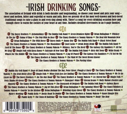 Irish Drinking Songs [2CD]