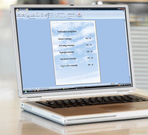 Motivpapier Clouds A4 90g