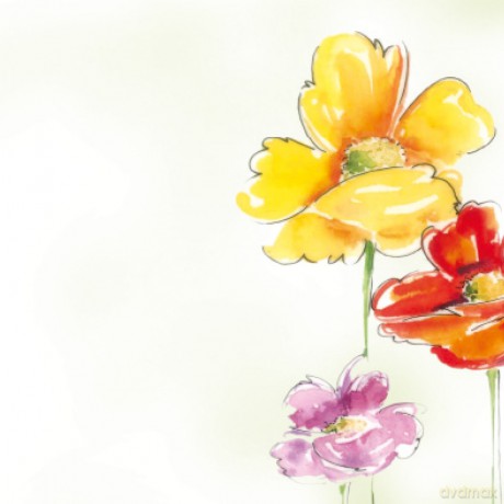 Motiv-Papier Spring Flowers