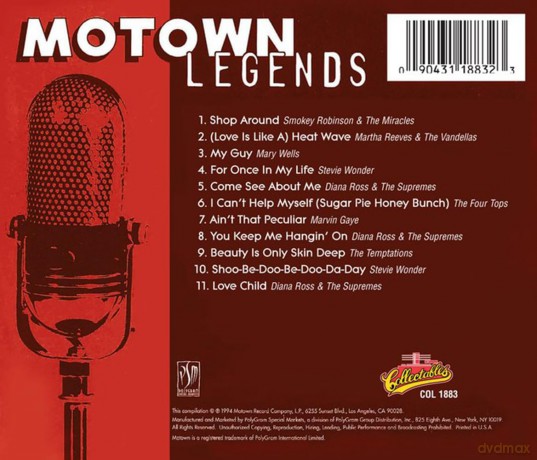 Motown Legends [CD]