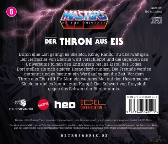 Masters Of The Universe: MOTU-(5)Der Thron Aus Eis [CD]