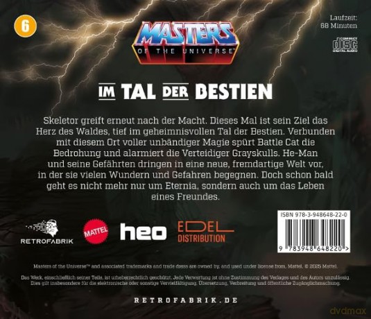 Masters Of The Universe: MOTU-(6)Im Tal Der Bestien [CD]