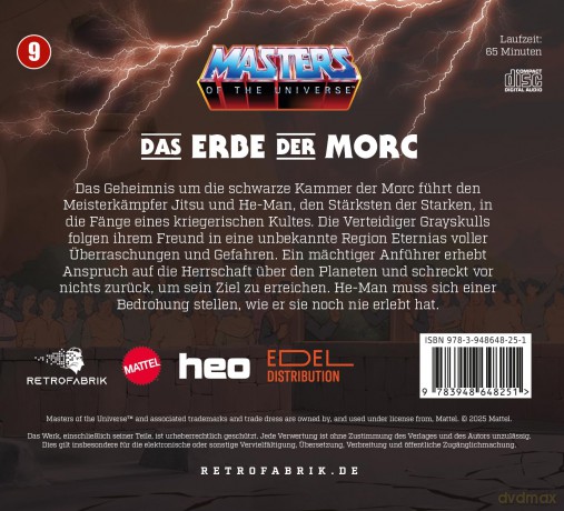 Masters Of The Universe: MOTU-(9)Das Erbe der Morc [CD]