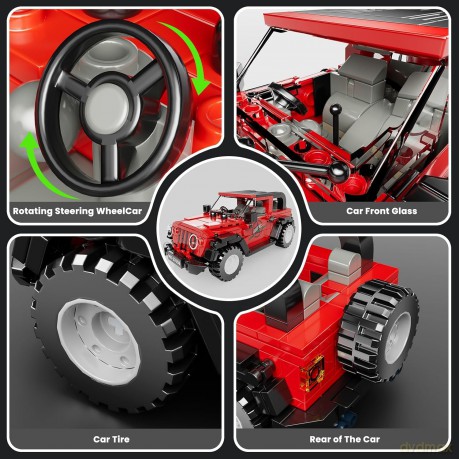 Mould King Wrangler, 453 Teile