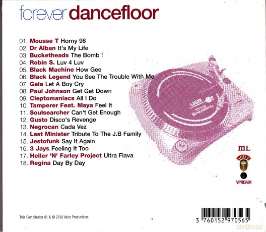 Forever Dancefloor: Mousse T - Dr Alban - Bucketheads - Robin S - Black Machine [CD]