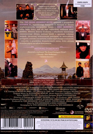 The Grand Budapest Hotel [DVD]