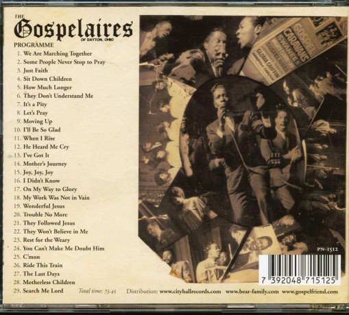 Gospelaires: Moving Up - The Early Years 1956-1965 [CD]