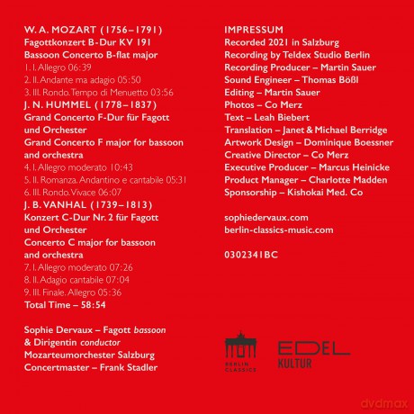 Dervaux,Sophie/Salzburg,Mozarteumorchest: Mozart Hummel [Winyl]