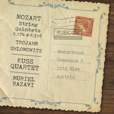 Kuss Quartet Muriel Razavi: Mozart String Quintets Nos. 1 4 [CD]