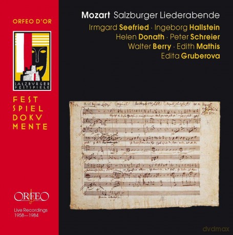 Seefried/Hallstein/Schreier/Do: Mozart-Lieder:Salzburg 1958-1984 [2CD]