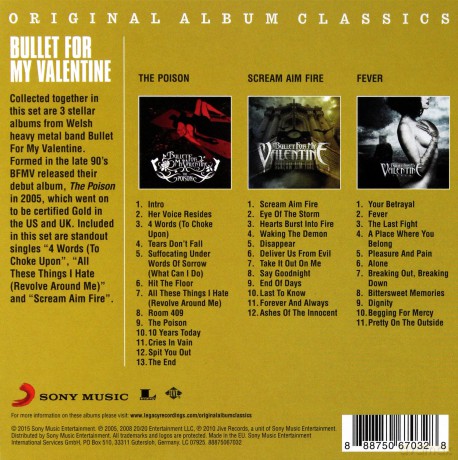 Bullet For My Valentine: Original Album Classics [BOX] [3CD]