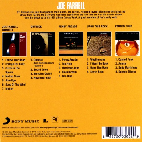 Joe Farell: Original Album Classics [5CD]