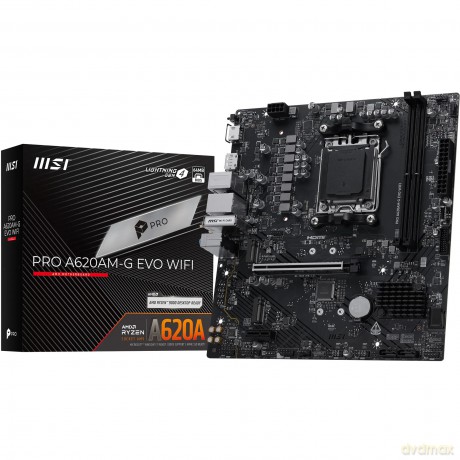 MSI Pro A620AM-G Evo A620,AM5,mATX,DDR510ZubehśrSONSTIGES5402106088146.99123.04.20260789461 073014