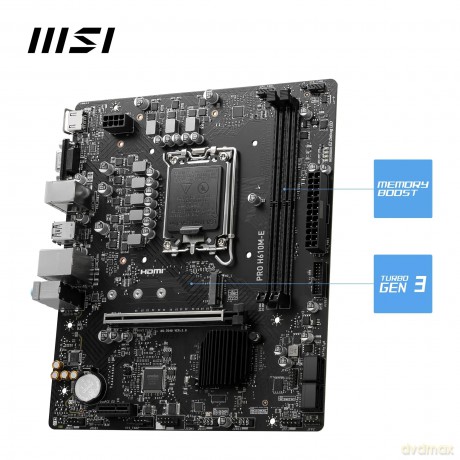 Msi Pro H610m-E (H6