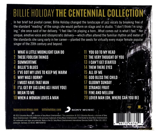 Billie Holiday: The Centennial Collection [CD]