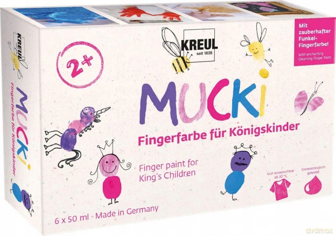 P: MUCKI Fingerfarbe fźr Kśnigskinder 6erP10SpielwarenDIVERSE530192456710.99105.05.20250571234 40069