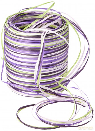 Multi Raffia 50m,lila-grźn-Wss