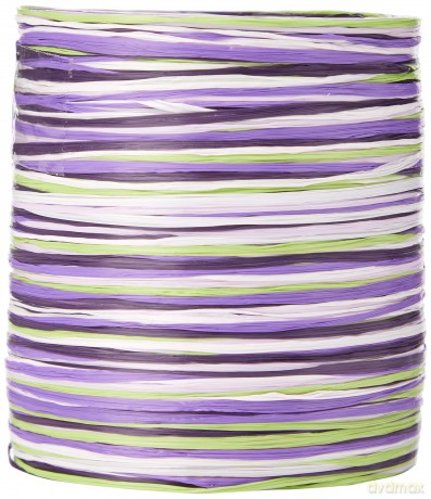 Multi Raffia 50m,lila-grźn-Wss