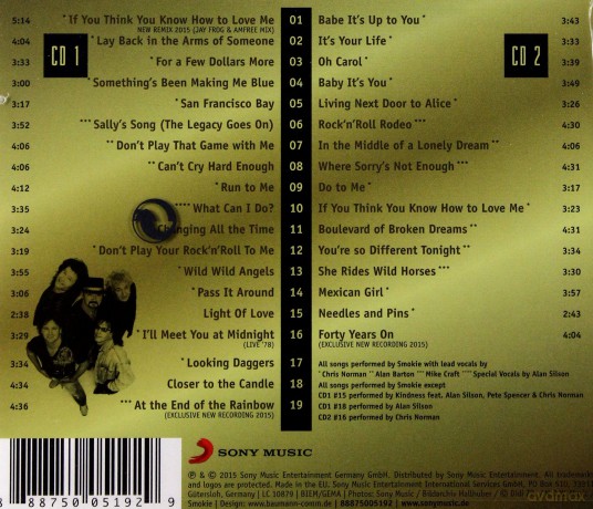 Smokie: GOLD: Smokie Greatest Hits (40th Anniversary Edition 1975-2015) [2CD]