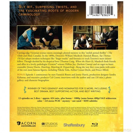 Murdoch Mysteries: Season One [3xBlu-Ray]
