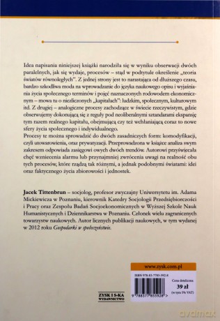Kolonizacja nauki i świata przez kapitał - Tittenbrun Jacek [KSIĄŻKA]