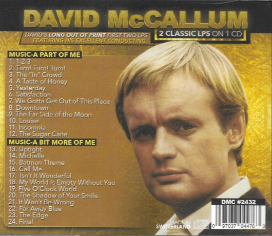 Mccallum,David: Music - A Part Of Me - Music - A Bit More Of Me [CD]