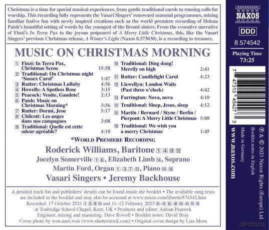 Vasari Singers: Music On Christmas Morning [CD]