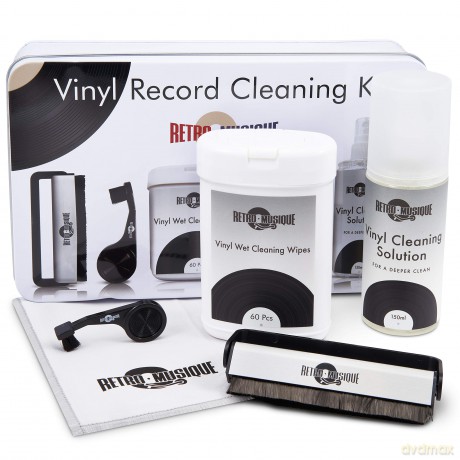 Music Protection: Music Protection - Vinyl Record Cleaning Kit - Retro Musique (AV-ACC)