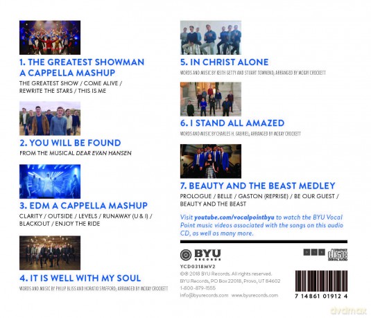 Byu Vocal Point: Music Video Hits [CD]