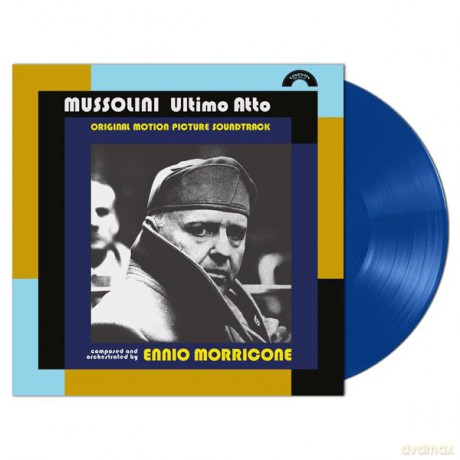 Morricone,Ennio: Mussolini Ultimo Atto soundtrack - Blue Vinyl [Winyl]
