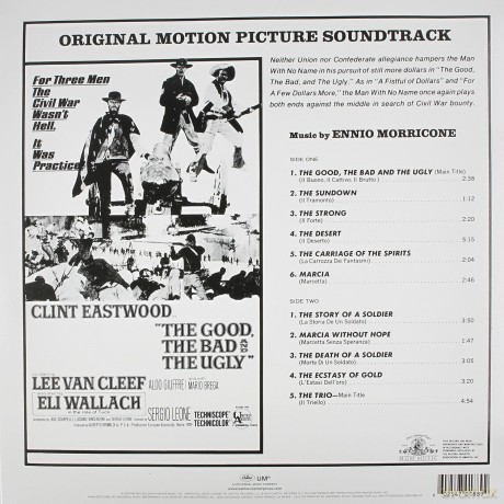 The Good, The Bad And The Ugly soundtrack (Dobry, Zły i Brzydki) (Ennio Morricone) [Winyl]