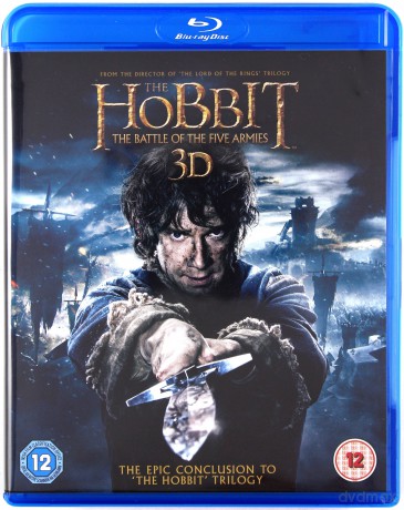 The Hobbit: The Battle of the Five Armies (Hobbit: Bitwa Pięciu Armii) [Blu-Ray 3D]+ [Blu-Ray]
