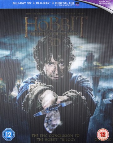 The Hobbit: The Battle of the Five Armies (Hobbit: Bitwa Pięciu Armii) [Blu-Ray 3D]+ [Blu-Ray]