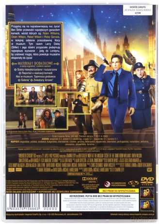 Noc w muzeum: Tajemnica grobowca [DVD]