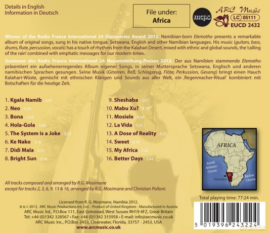 Elemotho: My Africa [CD]