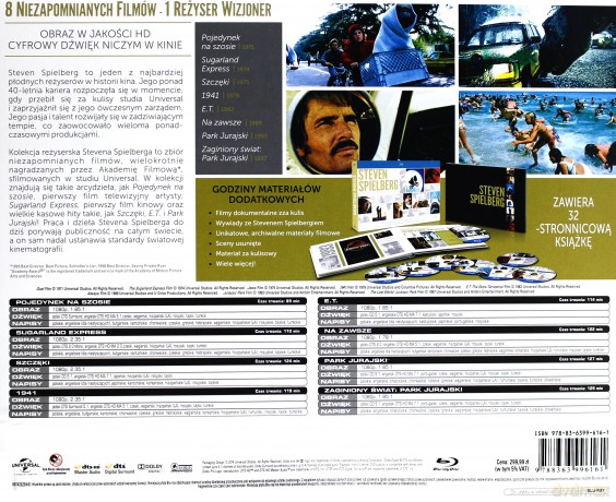 Kolekcja reżyserska: Steven Spielberg [8Blu-Ray]