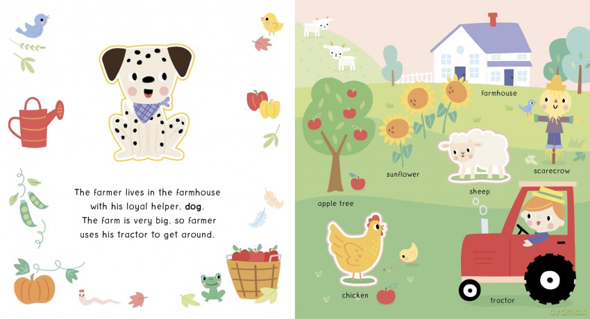 My First Felt Sticker Book On The Farm [KSIĄŻKA]