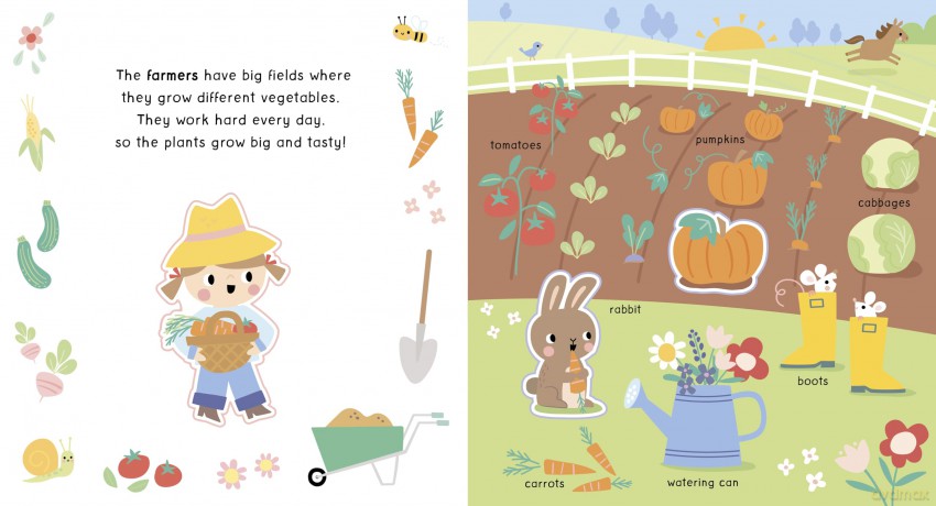 My First Felt Sticker Book On The Farm [KSIĄŻKA]